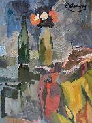 unknow artist Still life with yellow material oil painting on canvas